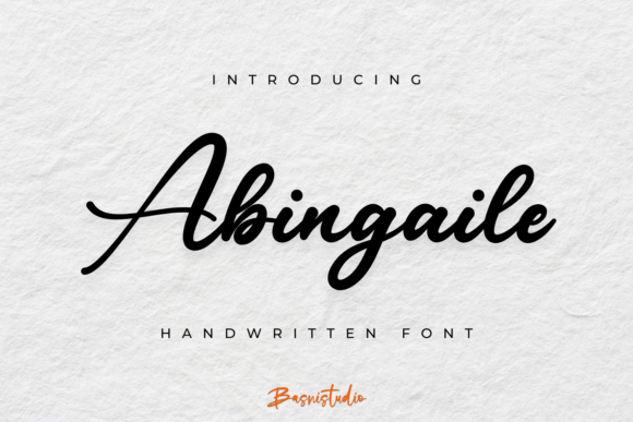 Abingaile: The Handwritten Typeface That Elevates Digital Branding