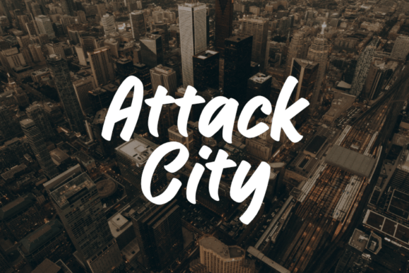 Attack City: The Ultimate Creative Font for Bold Branding