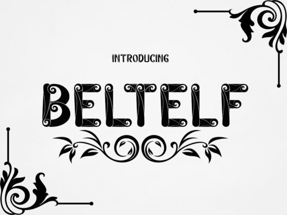Beltelf: The Bold Decorative Typeface for High-Impact Campaigns