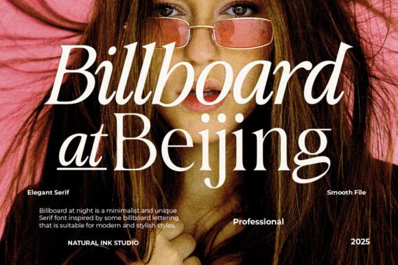 Billboard at Beijing: The Premium Typeface for Scroll-Stopping Marketing