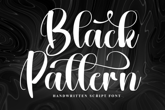 Black Pattern: The Bold Script Font for Scroll-Stopping Campaigns