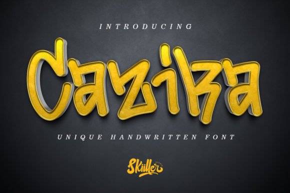 Cazika: A Handwritten Typeface for Urban Editorial Design