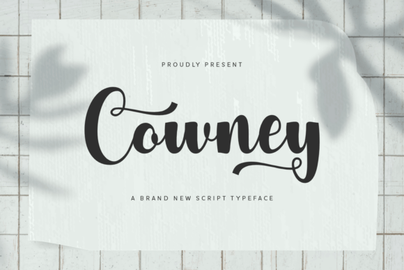 Cowney: The Elegant Script Font for Scroll-Stopping Campaigns