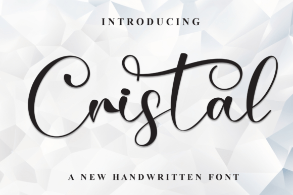 Cristal: A Handwritten Typeface for Editorial Design