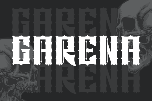 Garena: A Bold Blackletter Typeface for Editorial Impact