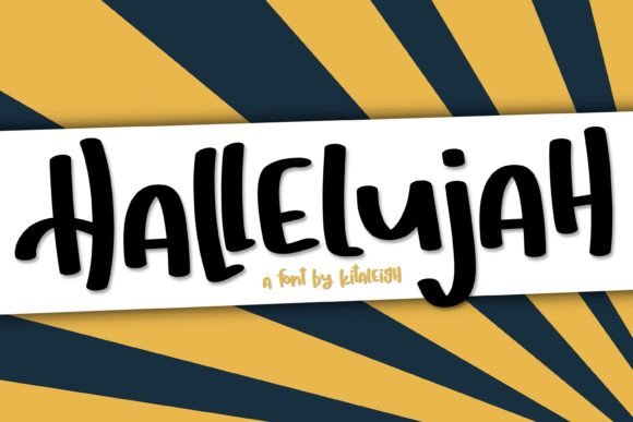 Hallelujah: The Playful Typeface That Transforms Campaign Visuals
