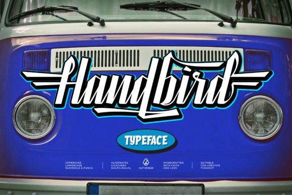 Handbird: The Bold Script Typeface for Editorial Design