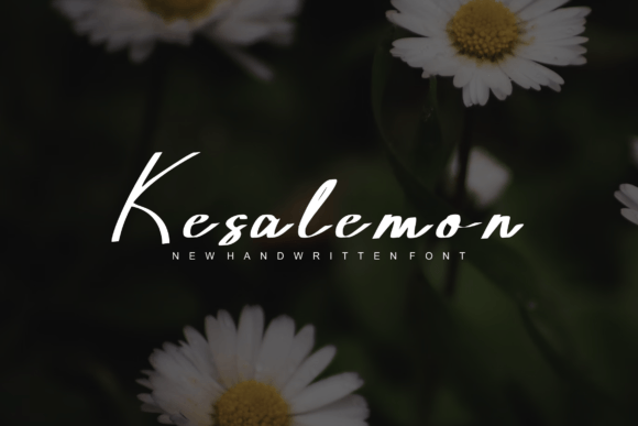 Kesalemon: A Bold Handwritten Typeface for Editorial Design