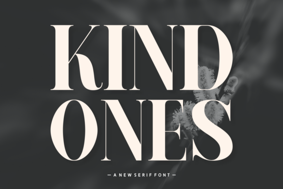 Kind Ones: A Warm Serif Font for Modern Brand Identity