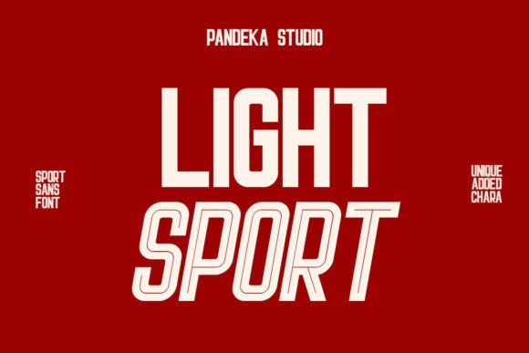 Light Sport: The Premium Sans Serif Font for Bold Brand Identity