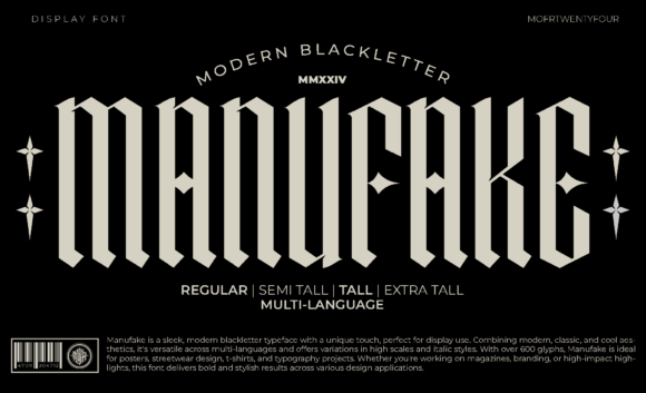 Manufake Typeface: Elevating Small Business Brand Identity