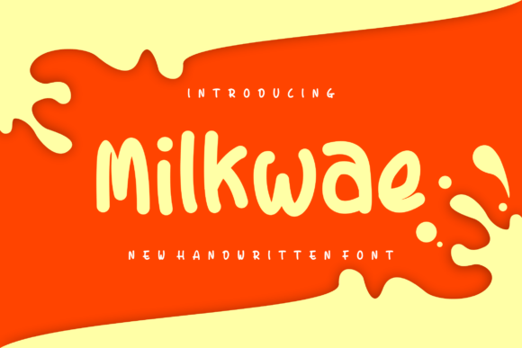 Milkwae: The Bold Handmade Typeface for Creative Sellers