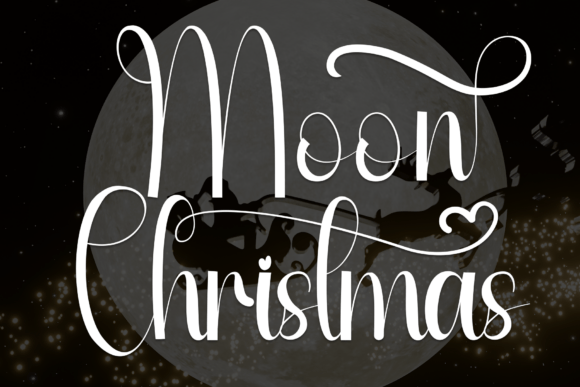 Moon Christmas: The Perfect Script Typeface for Festive Editorial Design