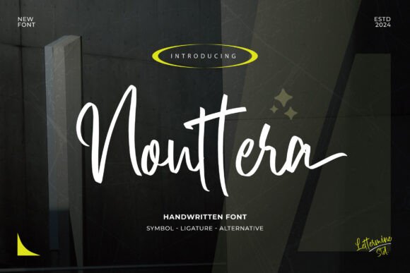 Nouttera: A Bold Script Typeface for Creative Brands