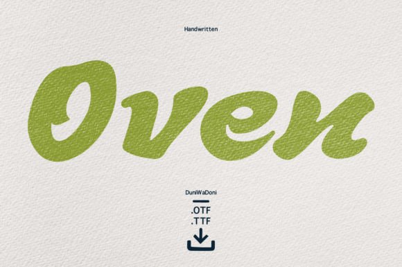 Oven: The Bold Handwritten Typeface for Dynamic Campaigns