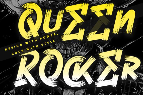 Queen Rocker: A Bold Script Typeface for Editorial Impact