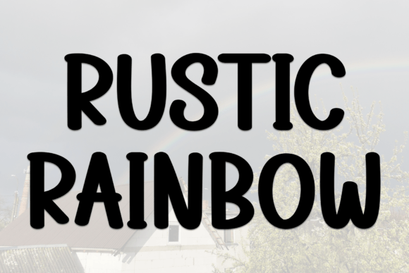Rustic Rainbow: The Perfect Handwritten Font for Creative Crafters