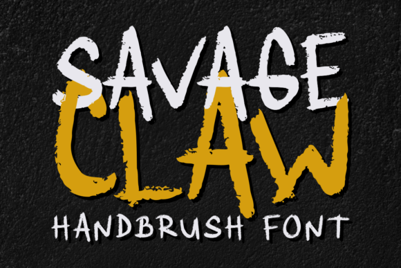 Savage Claw: The Handbrush Typeface That Transforms Campaign Energy
