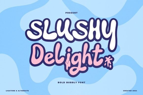 Slushy Delight: The Bold Typeface That Brings Energy to Digital Layouts