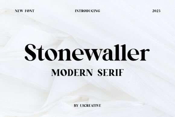 Stonewaller: The Bold Typeface That Elevates Small Business Branding