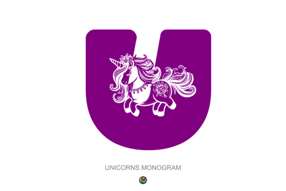 Unicorns Monogram: The Magical Typeface for Handmade Branding